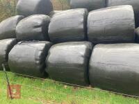 30 ROUND BALES OF 1ST CUT 2025 HAYLAGE - BIDS PER BALE