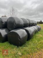 35 ROUND BALES OF 1ST CUT 2025 HAYLAGE - BIDS PER BALE