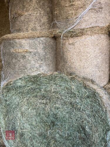 15 ROUND BALES OF 2025 MEADOW HAY - BIDS PER BALE
