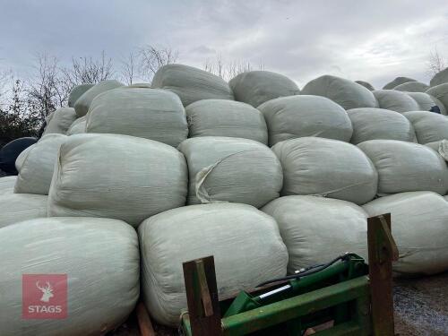 50 ROUND BALES OF 2025 SILAGE - BIDS PER BALE