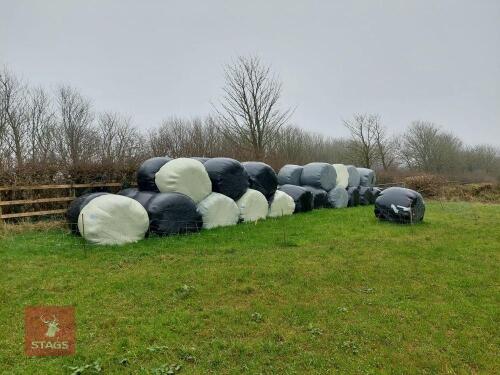 48 ROUND BALES OF 2025 SILAGE - BIDS PER BALE