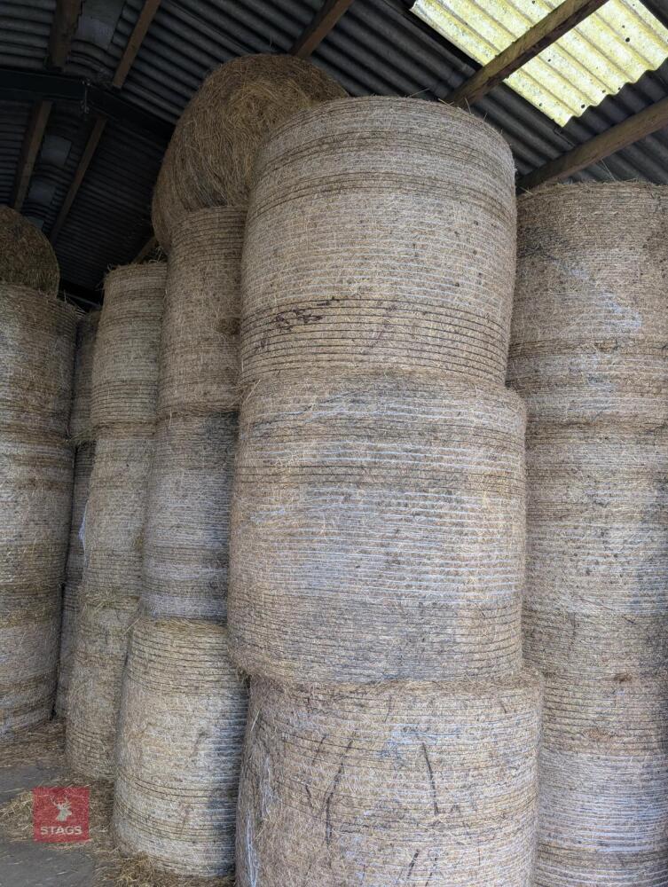 50 ROUND BALES OF 2025 ORGANIC HAY - BIDS PER BALE