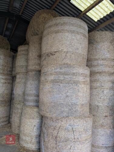 50 ROUND BALES OF 2025 ORGANIC HAY - BIDS PER BALE
