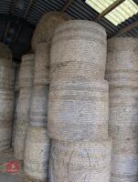 50 ROUND BALES OF 2025 ORGANIC HAY - BIDS PER BALE