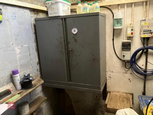 METAL LOCKABLE MEDICINE CABINET (96)