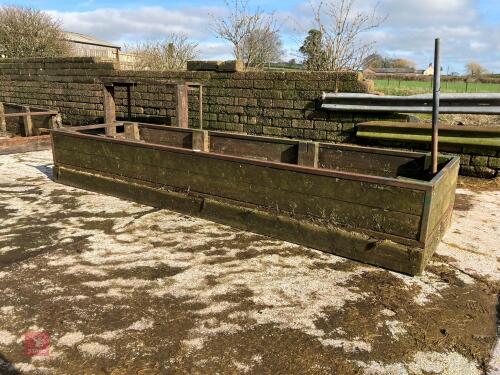 16' 2'' LONG CATTLE YARD FEEDER (90)