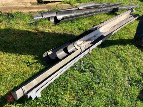 QTY OF PLASITC GUTTERING (82)