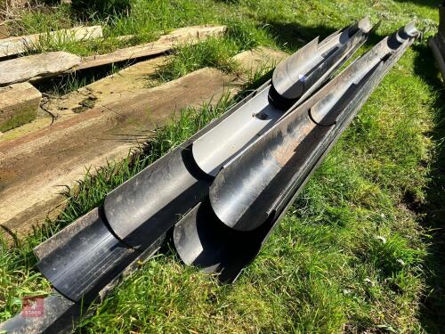 QTY OF PLASTIC GUTTERING (81)