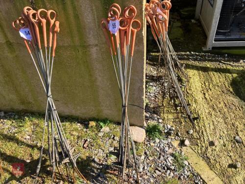 10 GALLAGHER ELECTRIC FENCE STAKES (55)