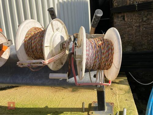 2 GEARED ELECTRIC FENCE REELS (49)