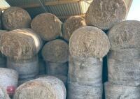 40 ROUND BALES 2024 HAY - BIDS PER BALE - 12