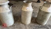 ALUMINIUM MILK CHURN