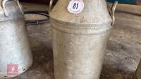 ALUMINIUM MILK CHURN - 6