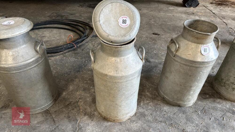 ALUMINIUM MILK CHURN