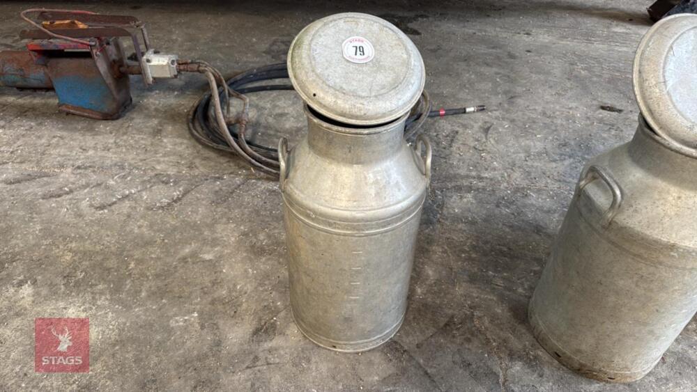 ALUMINIUM MILK CHURN