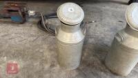 ALUMINIUM MILK CHURN