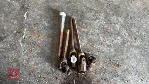 4 PTO'S & 1 SHAFT