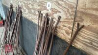 14 METAL 'H' STAKES - 12
