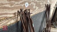 14 METAL 'H' STAKES - 18