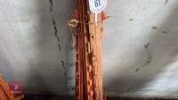 12 PLASTIC ELECTRIC FENCE STAKES - 3