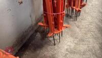 12 PLASTIC ELECTRIC FENCE STAKES - 11