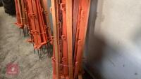 12 PLASTIC ELECTRIC FENCE STAKES - 15