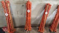 12 PLASTIC ELECTRIC FENCE STAKES