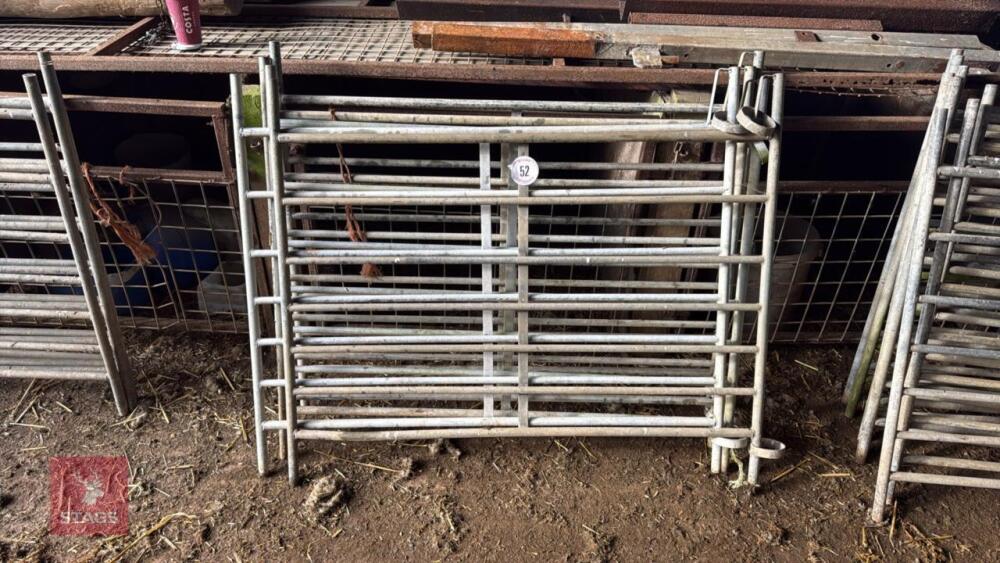 5 GALV 4' SHEEP HURDLES