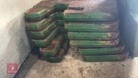 7 JOHN DEERE 50KG FRONT TRACTOR WEIGHTS - 3