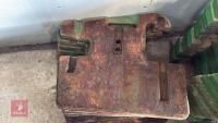 7 JOHN DEERE 50KG FRONT TRACTOR WEIGHTS - 8