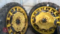 2 JOHN DEERE ROW CROP WHEELS - 4