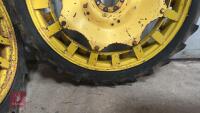 2 JOHN DEERE ROW CROP WHEELS - 7