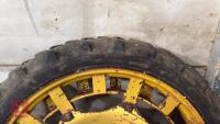 2 JOHN DEERE ROW CROP WHEELS - 10