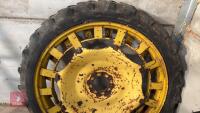 2 JOHN DEERE ROW CROP WHEELS - 11