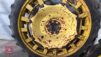 2 JOHN DEERE ROW CROP WHEELS - 14