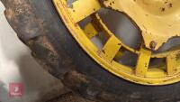 2 JOHN DEERE ROW CROP WHEELS - 16