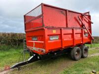 1993 GRIFFITHS GH8-80 8T SILAGE TRAILER