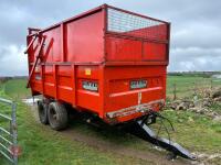 1993 GRIFFITHS GH8-80 8T SILAGE TRAILER - 2