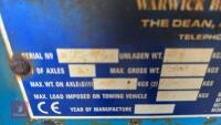 1999 WARWICK 25' BALE TRAILER - 9