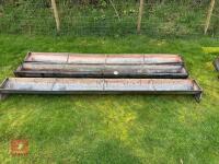 3 X 9' GROUND FEED TROUGHS - 2