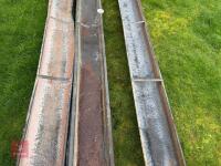 3 X 9' GROUND FEED TROUGHS - 4