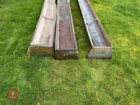 3 X 9' GROUND FEED TROUGHS - 6