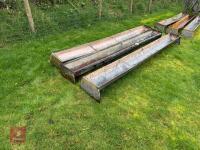 3 X 9' GROUND FEED TROUGHS - 7
