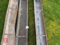 3 X 9' GROUND FEED TROUGHS - 10