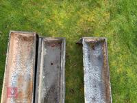 3 X 9' GROUND FEED TROUGHS - 13