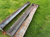 3 X 9' GROUND FEED TROUGHS - 17