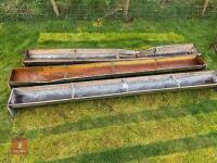 3 X 9' GROUND FEED TROUGHS