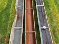 3 X 9' GROUND FEED TROUGHS - 4