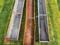 3 X 9' GROUND FEED TROUGHS - 6