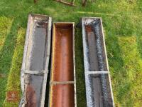 3 X 9' GROUND FEED TROUGHS - 8